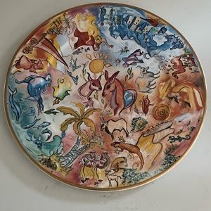 Crystal Serenity 2003 Inaugural Sailing platter, Villeroy & Boch